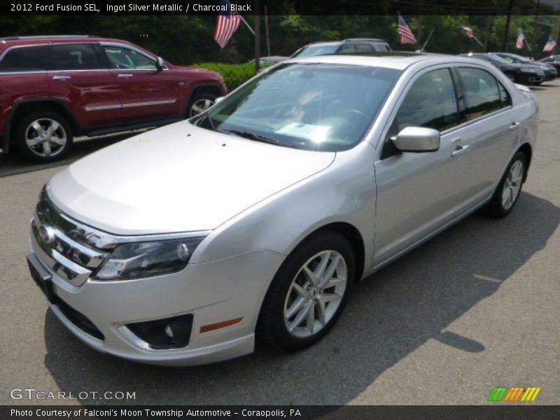 Ingot Silver Metallic / Charcoal Black 2012 Ford Fusion SEL