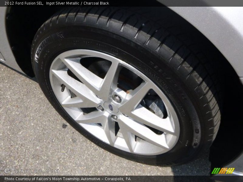 Ingot Silver Metallic / Charcoal Black 2012 Ford Fusion SEL