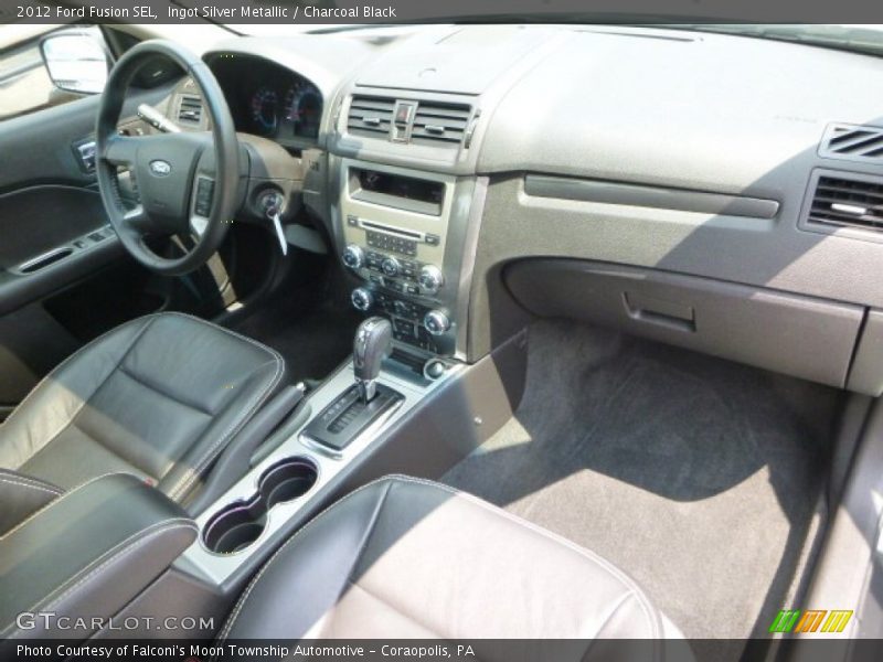 Ingot Silver Metallic / Charcoal Black 2012 Ford Fusion SEL