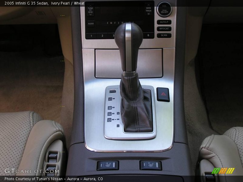 Ivory Pearl / Wheat 2005 Infiniti G 35 Sedan