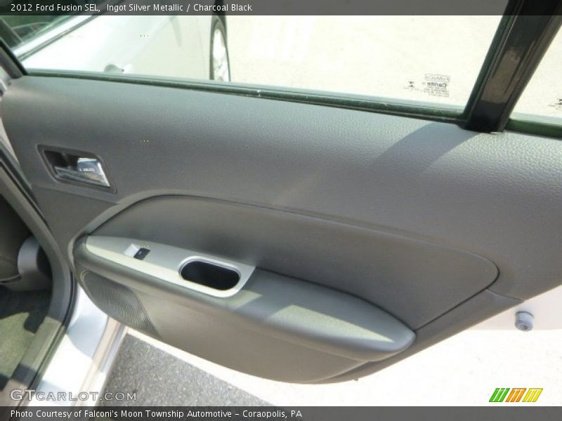 Ingot Silver Metallic / Charcoal Black 2012 Ford Fusion SEL