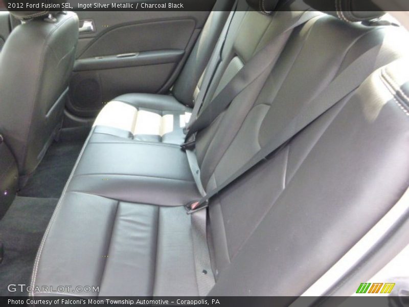 Ingot Silver Metallic / Charcoal Black 2012 Ford Fusion SEL