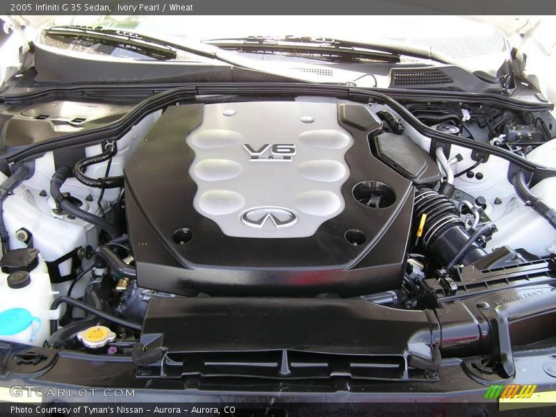 Ivory Pearl / Wheat 2005 Infiniti G 35 Sedan