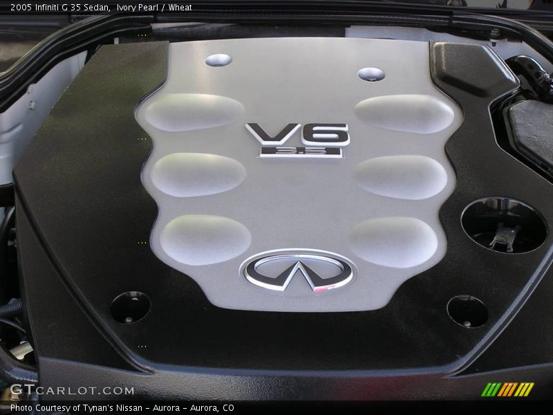 Ivory Pearl / Wheat 2005 Infiniti G 35 Sedan