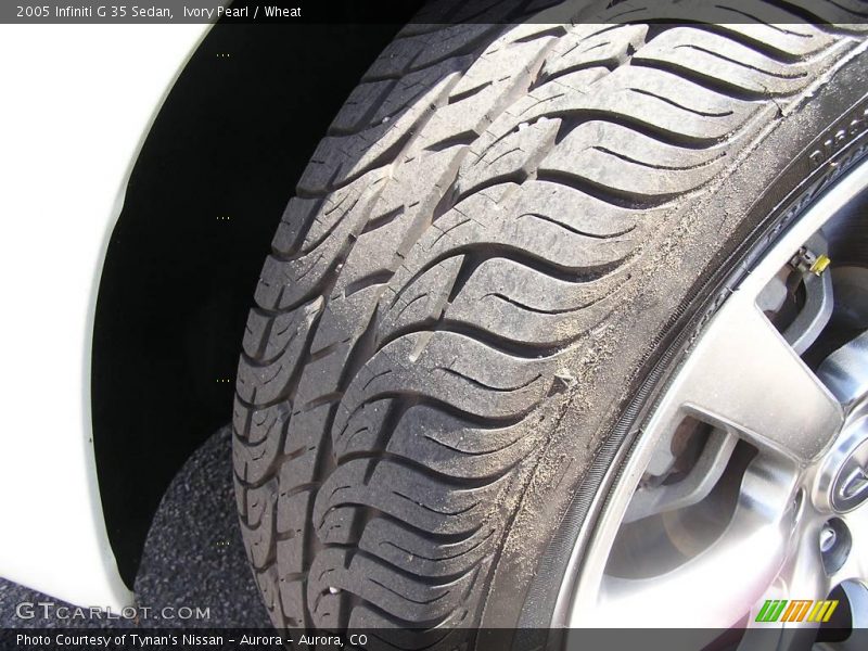 Ivory Pearl / Wheat 2005 Infiniti G 35 Sedan