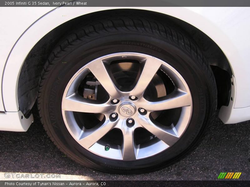 Ivory Pearl / Wheat 2005 Infiniti G 35 Sedan