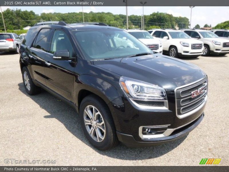 Carbon Black Metallic / Ebony 2015 GMC Acadia SLT AWD