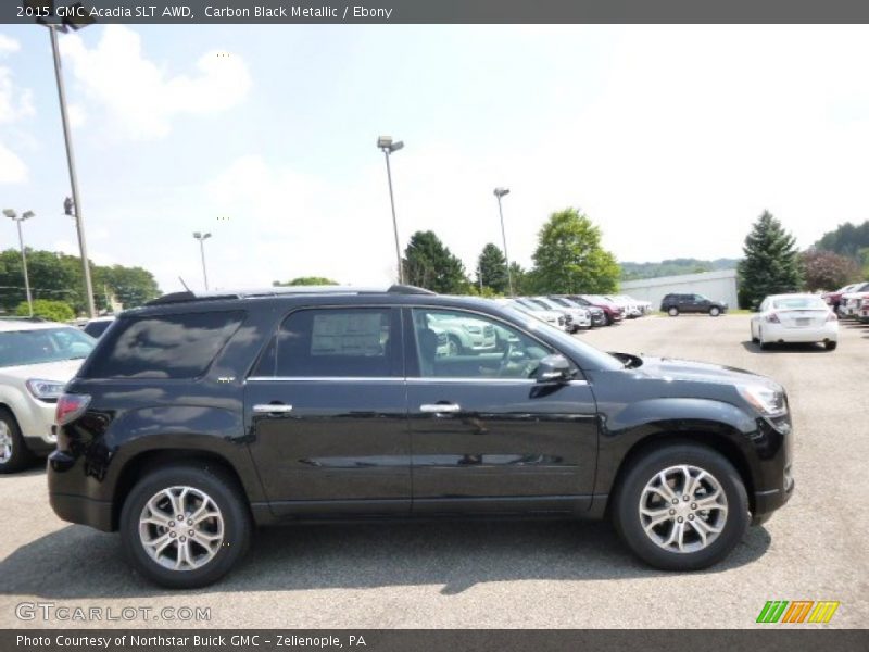 Carbon Black Metallic / Ebony 2015 GMC Acadia SLT AWD