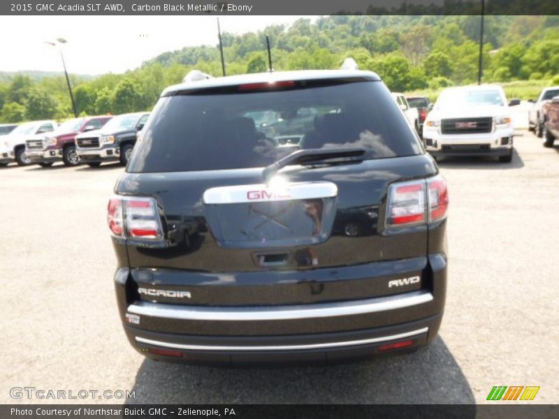Carbon Black Metallic / Ebony 2015 GMC Acadia SLT AWD