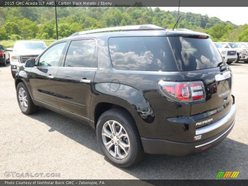 Carbon Black Metallic / Ebony 2015 GMC Acadia SLT AWD