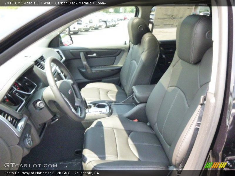 Carbon Black Metallic / Ebony 2015 GMC Acadia SLT AWD