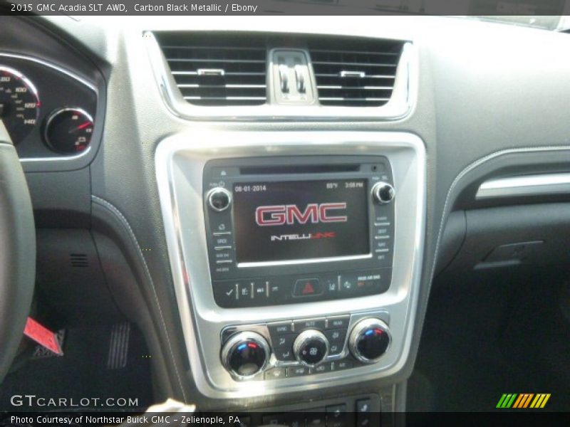 Carbon Black Metallic / Ebony 2015 GMC Acadia SLT AWD
