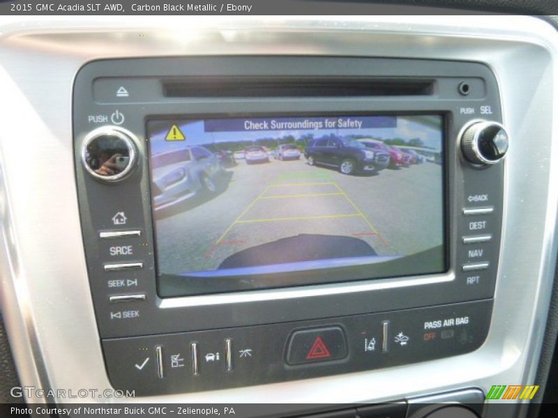 Carbon Black Metallic / Ebony 2015 GMC Acadia SLT AWD