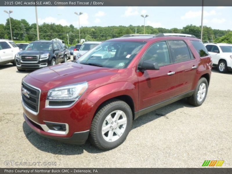 Crimson Red Tincoat / Ebony 2015 GMC Acadia SLE AWD