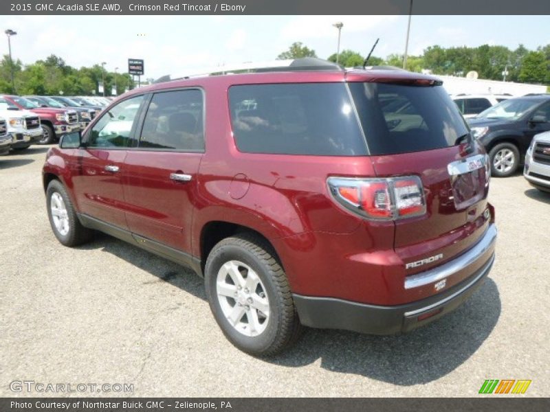Crimson Red Tincoat / Ebony 2015 GMC Acadia SLE AWD
