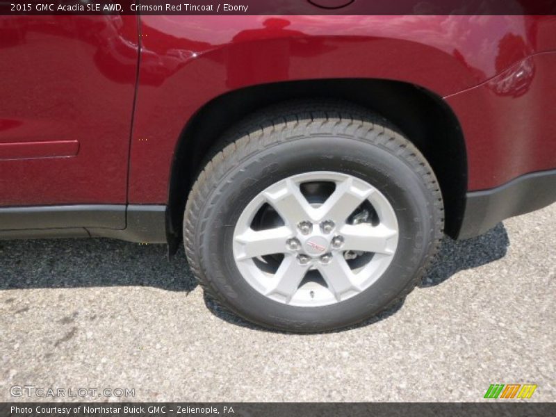 Crimson Red Tincoat / Ebony 2015 GMC Acadia SLE AWD