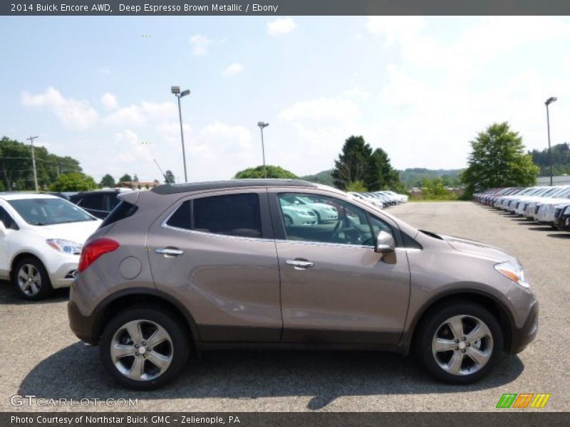 Deep Espresso Brown Metallic / Ebony 2014 Buick Encore AWD