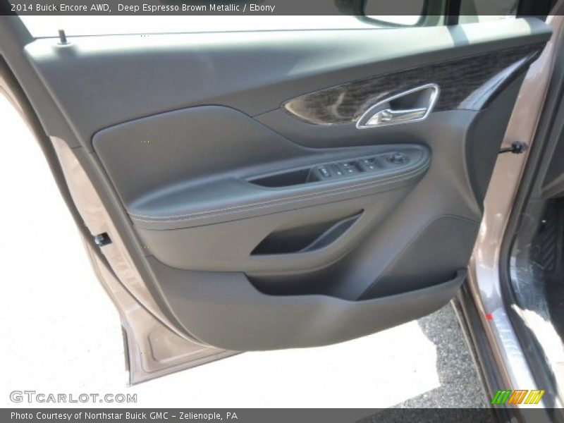 Deep Espresso Brown Metallic / Ebony 2014 Buick Encore AWD