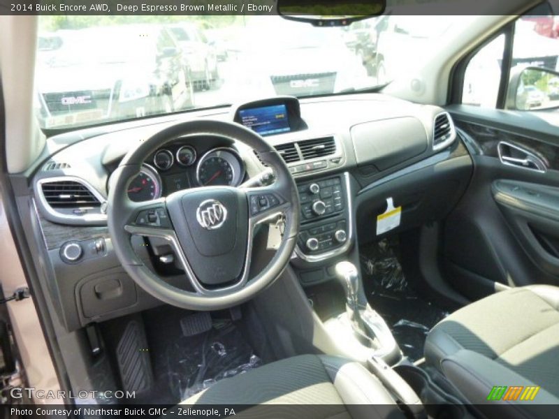 Deep Espresso Brown Metallic / Ebony 2014 Buick Encore AWD