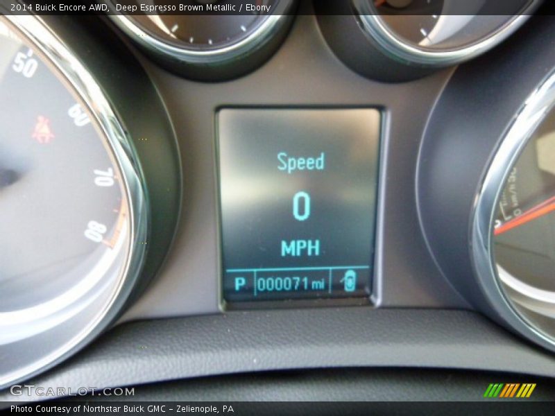 Deep Espresso Brown Metallic / Ebony 2014 Buick Encore AWD