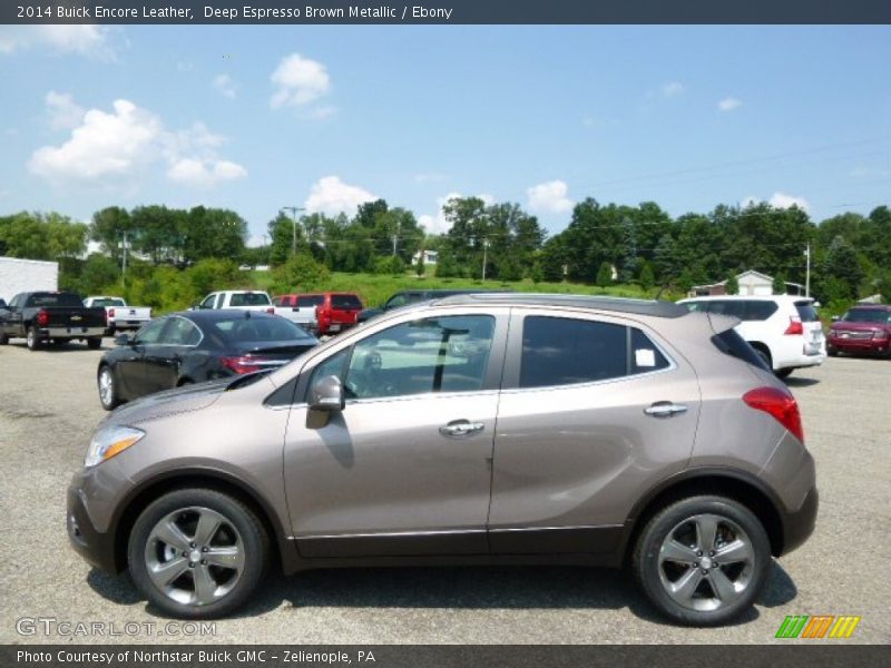 Deep Espresso Brown Metallic / Ebony 2014 Buick Encore Leather