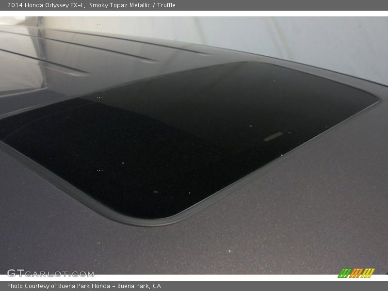 Smoky Topaz Metallic / Truffle 2014 Honda Odyssey EX-L