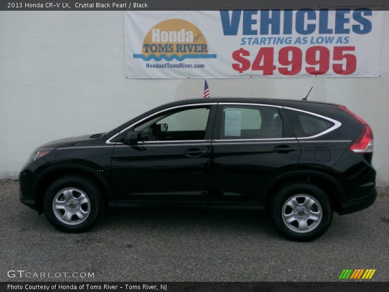 Crystal Black Pearl / Black 2013 Honda CR-V LX