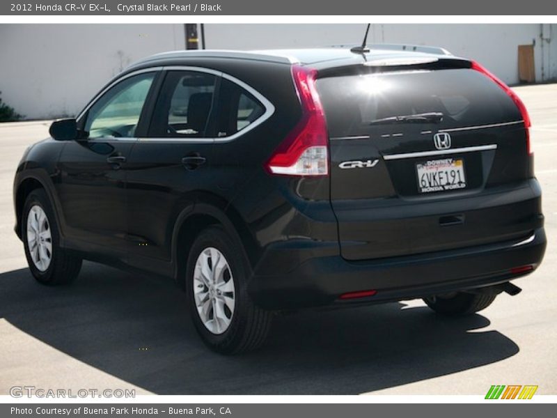 Crystal Black Pearl / Black 2012 Honda CR-V EX-L