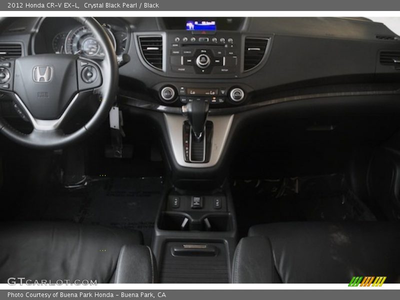 Crystal Black Pearl / Black 2012 Honda CR-V EX-L