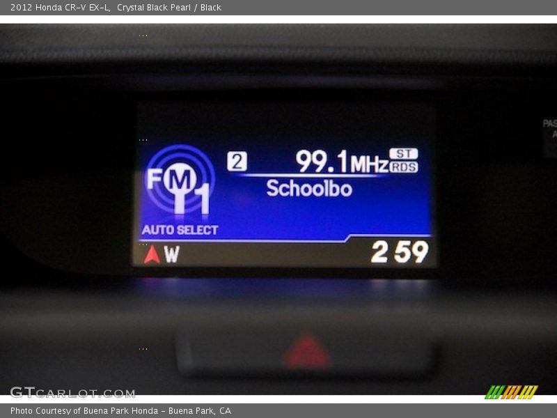 Crystal Black Pearl / Black 2012 Honda CR-V EX-L