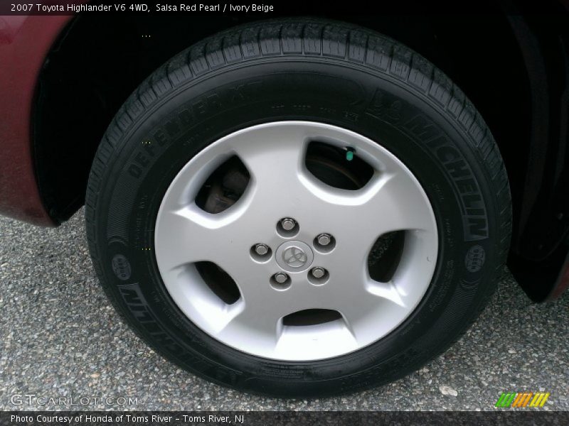 Salsa Red Pearl / Ivory Beige 2007 Toyota Highlander V6 4WD