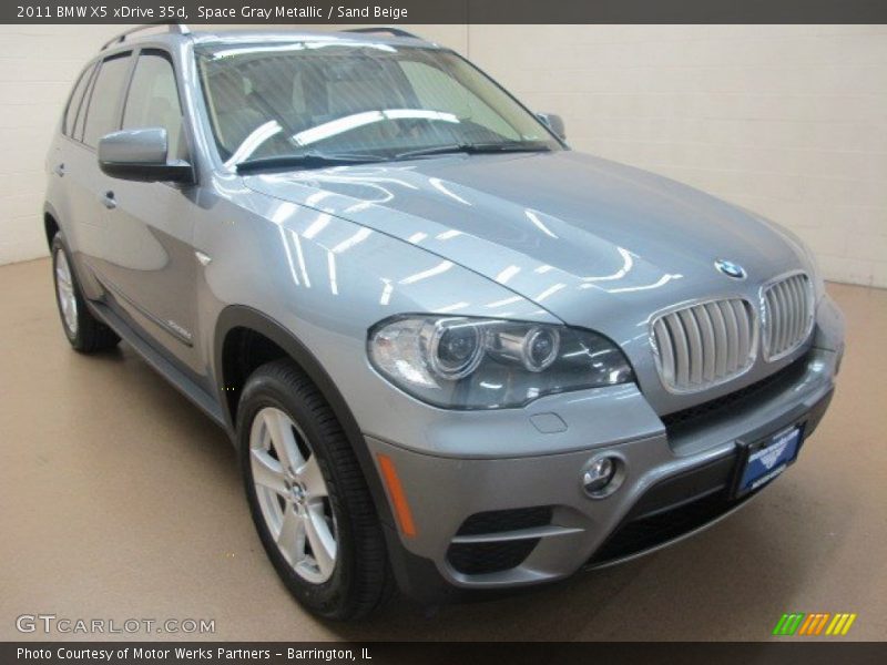 Space Gray Metallic / Sand Beige 2011 BMW X5 xDrive 35d