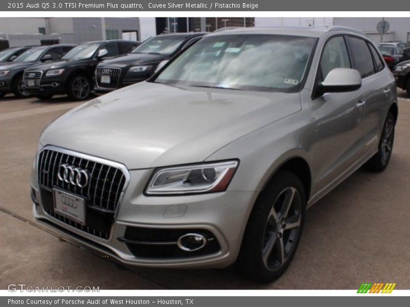 Cuvee Silver Metallic / Pistachio Beige 2015 Audi Q5 3.0 TFSI Premium Plus quattro