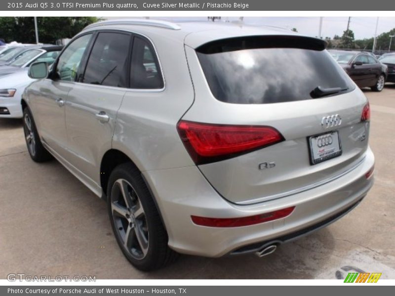 Cuvee Silver Metallic / Pistachio Beige 2015 Audi Q5 3.0 TFSI Premium Plus quattro