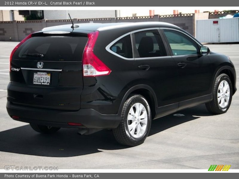 Crystal Black Pearl / Black 2012 Honda CR-V EX-L