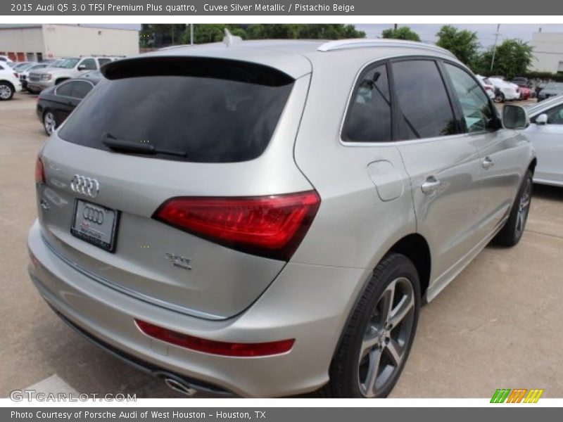 Cuvee Silver Metallic / Pistachio Beige 2015 Audi Q5 3.0 TFSI Premium Plus quattro