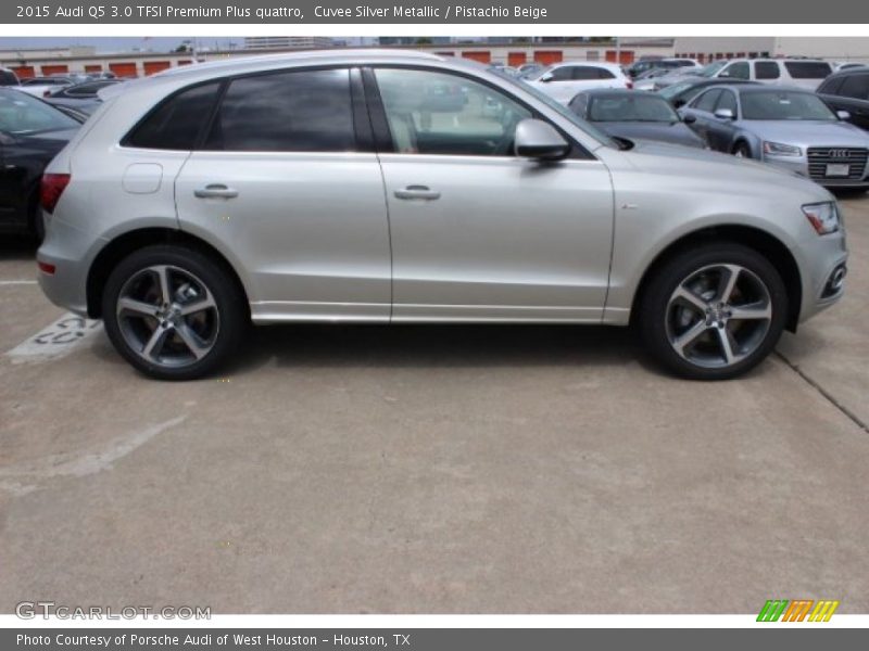 Cuvee Silver Metallic / Pistachio Beige 2015 Audi Q5 3.0 TFSI Premium Plus quattro