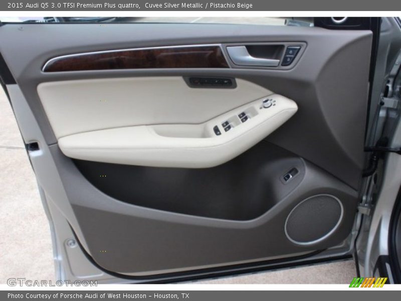 Cuvee Silver Metallic / Pistachio Beige 2015 Audi Q5 3.0 TFSI Premium Plus quattro