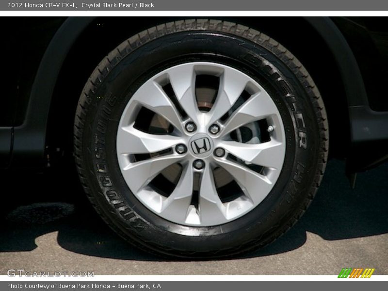 Crystal Black Pearl / Black 2012 Honda CR-V EX-L