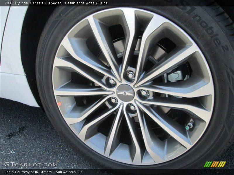 Casablanca White / Beige 2015 Hyundai Genesis 3.8 Sedan