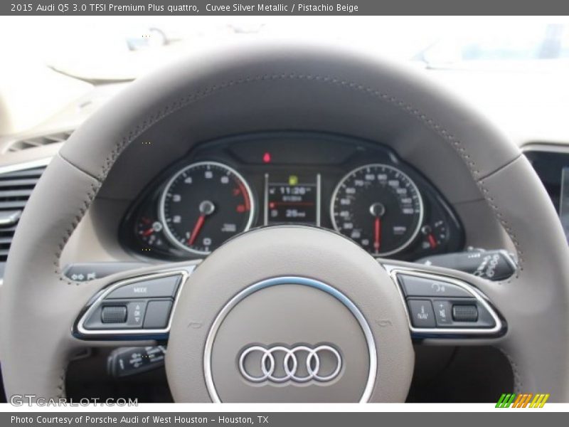 Cuvee Silver Metallic / Pistachio Beige 2015 Audi Q5 3.0 TFSI Premium Plus quattro