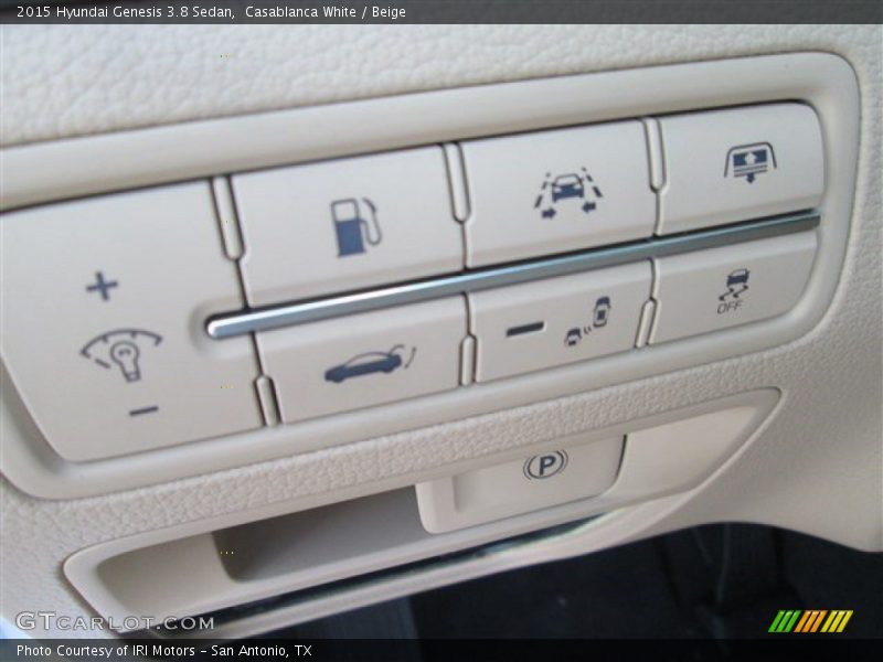 Casablanca White / Beige 2015 Hyundai Genesis 3.8 Sedan