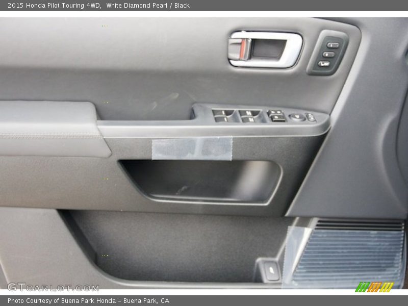 White Diamond Pearl / Black 2015 Honda Pilot Touring 4WD