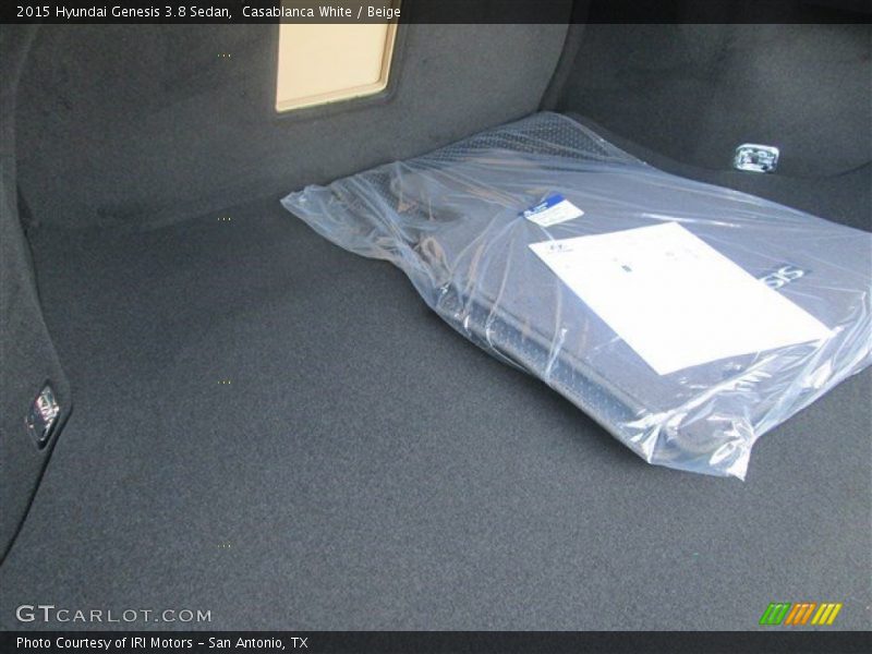 Casablanca White / Beige 2015 Hyundai Genesis 3.8 Sedan