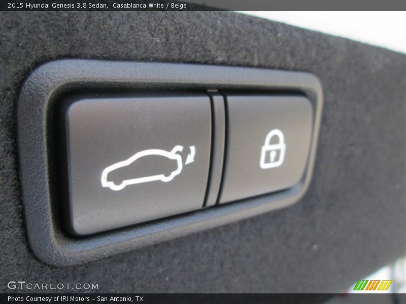 Casablanca White / Beige 2015 Hyundai Genesis 3.8 Sedan