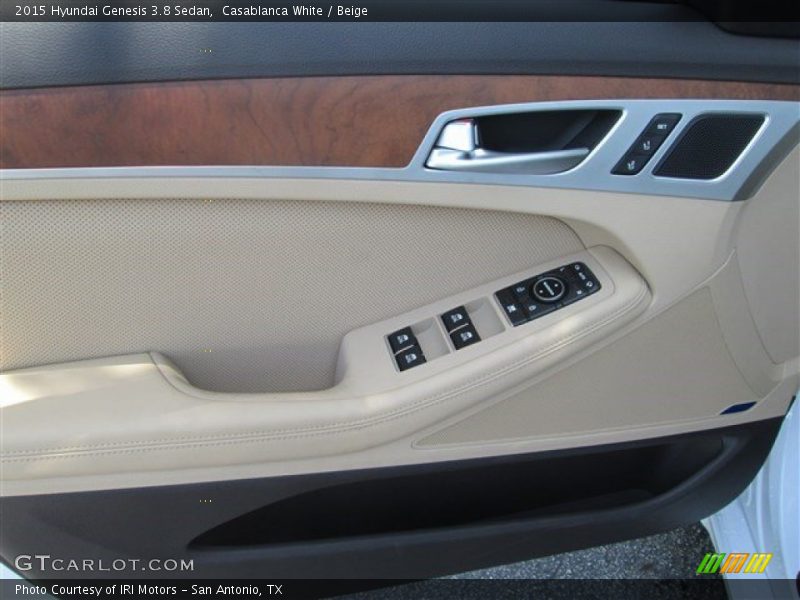 Casablanca White / Beige 2015 Hyundai Genesis 3.8 Sedan