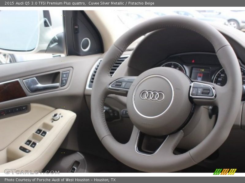 Cuvee Silver Metallic / Pistachio Beige 2015 Audi Q5 3.0 TFSI Premium Plus quattro