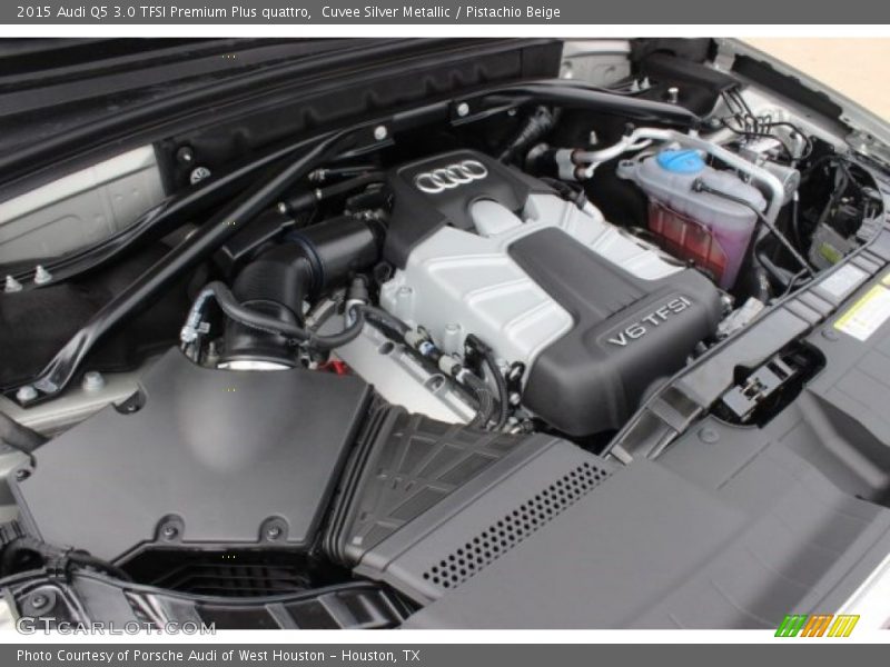 Cuvee Silver Metallic / Pistachio Beige 2015 Audi Q5 3.0 TFSI Premium Plus quattro