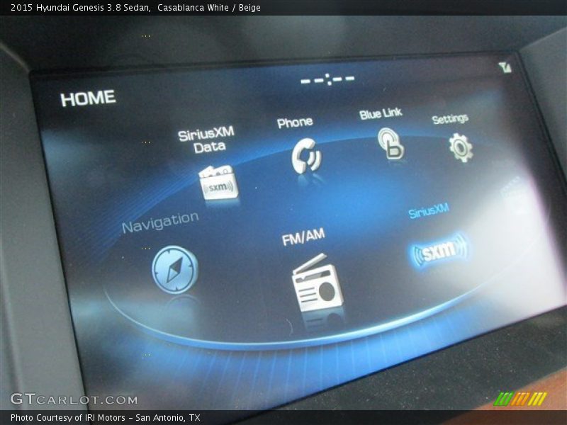 Casablanca White / Beige 2015 Hyundai Genesis 3.8 Sedan