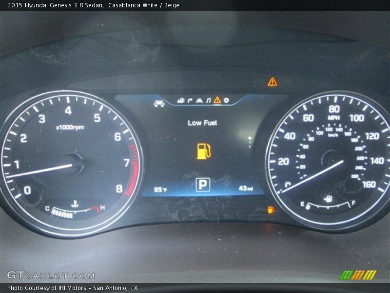Casablanca White / Beige 2015 Hyundai Genesis 3.8 Sedan